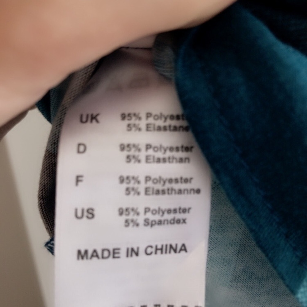 Plaid button down shirt blue size s - Picture 6 of 6